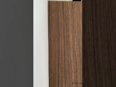 Décoration décorative de meubles de film de PVC de modèle en bois de grain